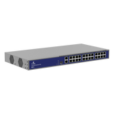 MDU Triple-mode PON (GPON/XGPON/XGSPON) / 24 Puertos PoE 802.3at Gigabit / 1 Puerto PON