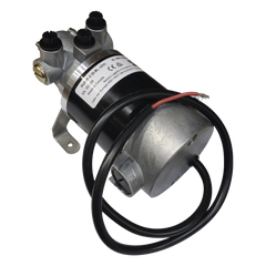 Bomba Hidráulica Reversible PUMP-2 / 12V DC / Flujo 0.8L (49 cu.in) por Minuto / Para Cilindros de 80 cc - 250 cc (4.9 - 15.2 cu.in) / Conexiones O-Ring Boss (ORB) / Incluye 3 Accesorios ORB-5 a 9/16 UNF / Compatible con SteadySteer