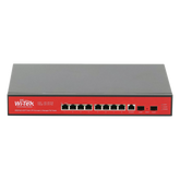Switch Administrable Capa 2 de 8 puertos 10/100/1000 PoE af/at + 2 x SFP Gigabit, con respaldo para energía solar