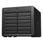 NAS Synology DiskStation DS2422+ | 12 Bahías | Expandible a 24 Bahías | Procesador AMD Ryzen Quad-Core | Hasta 32 GB DDR4 ECC | Caché NVMe SSD | Redes 10/25GbE | Compatible con Virtualización y Vigilancia.