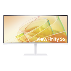 Monitor Curvo 34" Color Blanco / Aspecto 21:9 / Resolucion 3440 x 1440 / Frecuencia 100Hz / Entradas de Video HDMI / DisplayPort / Compatible VESA 100x100 / bocinas integradas