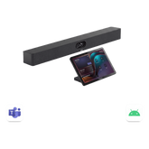 Barra de Videoconferencia Yealink A40 para Salas Medianas con Android Integrado Compatible con Teams Rooms, Zoom Rooms, RingCentral Rooms y BYOD- Incluye Panel Touch