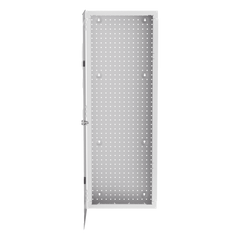Gabinete Multipropósito de Montaje en Pared, de 42 in de Altura, Con Puerta Reversible, Fabricado en Acero, Color Blanco