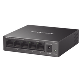 Switch NO Administrable / Para escritorio / Carcasa de metal / 5 puertos 10/100/1000 Mbps / Diseño Compacto / Plug and Play