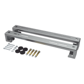 Base para minisplit para piso universal ajustable para capacidades de 1 a 3 toneladas con pernos deslizables y amortiguación
