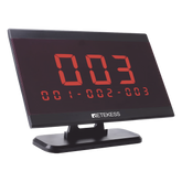Pantalla receptora inalambrica para sistema de llamada de asistencia