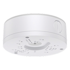 Caja de conexiones circular para cámaras domo IP, aluminio con acabado en polvo, para interior y exterior, compatible con Serie 35 y Serie 60 Honeywell