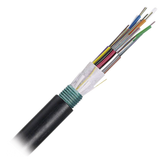 Cable de Fibra Óptica de 24 Hilos, OSP (Planta Externa), Armada, 250um, Monomodo OS2, Precio Por Metro