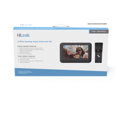 Kit de Videoportero Analógico con Pantalla LCD a Color de 7" / Frente de Calle para Exterior IP65 / Salida de Relevador