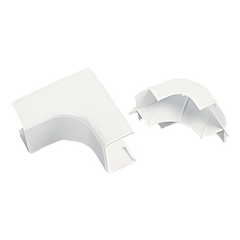 Esquinero Interior, para uso con Canaleta LDPH10 y LD2P10, material ABS, Color Blanco