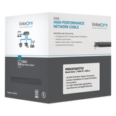 Bobina de Cable de 305 Metros (1000 Pies) Cat6+ Calibre 23 Exterior Blindado Tipo FTP para Climas Extremos, UL, Color Negro (Carrete Easy Pull)