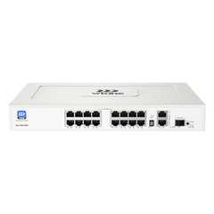 Switch no administrable PoE WI-TEK /16 Puertos 10/100 Mbps PoE af/at / 2 Puertos Uplink Gigabit / 1 Ranura SFP 1000 Mbps / Presupuesto 180 W / Puerto 1 Hi-PoE 60W