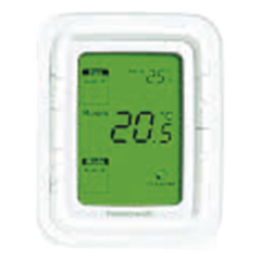 Termostato digital vertical para fan and coil de 2 y 4 tubos, control de ventilador de 3 velocidades, 120 VCA, pantalla LCD con luz de fondo verde