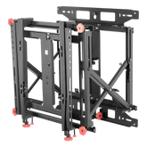 Soporte Muro para video wall LCD / Liberación Rápida / Para Pantallas 46"-60" / Ajuste Micro Sin Herramientas XYZ 1.5" / VESA 600x400 mm / Carga Máxima 56Kg / Gestión Integrada de Cables