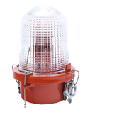 Luz de Obstáculo FAA Tipo L-810 / LED Rojo e Infrarrojo / Intensidad Baja / Consumo 12W / 120-240V AC / Intensidad 32.5 CD / Haz Vertical 10° / Cobertura 360° / Base Valox™ / IP65