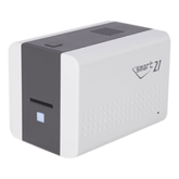 Impresora de Tarjetas Semi- automática SMART21 / Ingreso de Tarjetas Manual/Incluye Ribbon, Software y 100 Tarjetas PVC
