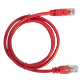 Cable de Parcheo UTP Cat5e - 1 Metro (3.28 Pies) - Rojo