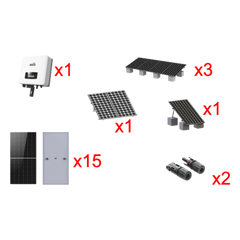 Kit Solar Interconexion / 9kW 220Vca / Inversor AFORE / Montaje Incluido