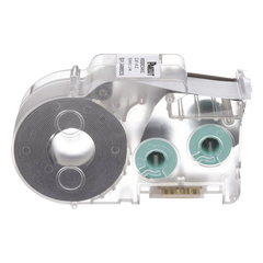 Casete de 225 Etiquetas Autolaminadas de 12.7 x 31.8 mm (0.5 x 1.25 pulgadas), para Cables de 3 a 7.1 mm (0.12 a 0.28 pulgadas) de Diámetro, Área de Impresión Color Blanco