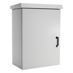 Gabinete Para Exterior OSP ComLine de 18 UR, 700 mm de Ancho, 600 mm de Profundidad De Aluminio, Color Gris Claro Con Protección NEMA 4/12/4X/3/3R; IP66