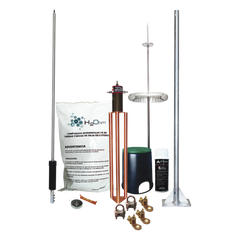 Kit de Pararrayo Dipolo con Electrodo y Accesorios de Instalación para Techo.