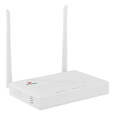 ONU Dual G/EPON con Wi-Fi en 2.4 GHz + 4 puertos LAN Gigabit, hasta 300 Mbps vía inalámbrico