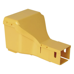 Accesorio Reductor y Tapa, De Canaleta FiberRunner 4x4 a 2x2, Color Amarillo