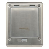 Caja de Piso con Contacto Eléctrico (Duplex), Resistente al Agua, IP66 (Con Tapa Cerrada) (11000-53201)
