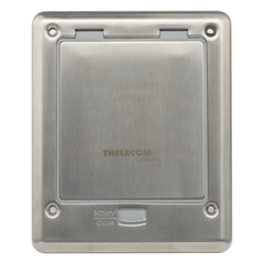 Caja de Piso con Contacto Eléctrico (Duplex), Resistente al Agua, IP66 (Con Tapa Cerrada) (11000-53201)