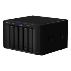 Unidad de Expansión Synology DX517 | 5 Bahías SATA HDD/SSD 3.5" y 2.5" | Puerto eSATA | Diseño Hot-Swap | Compatible con DS1517+ y DS1817+.