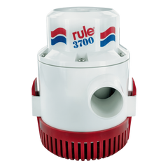 Bomba de Achique Sumergible Rule 14A / 3,700 GPH / 12V CD / Motor de Alta Eficiencia / Ejes de Acero Inoxidable / Protección Térmica TCO / Certificación CE e ISO 8849