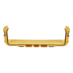Union Recta "Cople", Para Canaleta FiberRunner™ 12X4, Color Amarillo