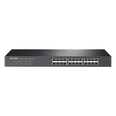 Switch no administrable de 24 puertos 10/100 Mbps para montaje en rack