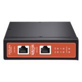 Inyector PoE Industrial / DC entrada 12-57V / PoE salida de Hasta 90W / Carcasa de Metal / Riel DIN / Aplicaciones CCTV
