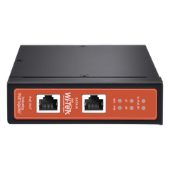 Inyector PoE Industrial / DC entrada 12-57V / PoE salida de Hasta 90W / Carcasa de Metal / Riel DIN / Aplicaciones CCTV