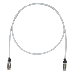 Patch Cord Cat6A, Blindado S/FTP, CM/LS0H, 5.18 Metros (17 Pies), Color Gris