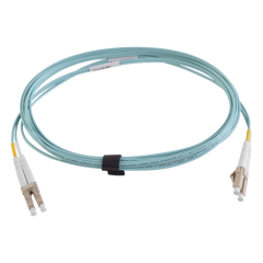 Jumper de Fibra Óptica Multimodo 50/125 XGLO OM4, LC-LC Duplex, OFNR, Color Aqua, 7 Metros (22.97 Pies)