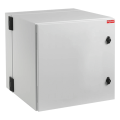 Gabinete Industrial ProTek de Doble Bisagra / Puerta Sólida / NEMA Tipo 4/12 / 12 UR / 612 x 600 x 915 mm (24.09 x 23.62 x 36.02 in) / Acero con Acabado en Polvo / RAL 7035 Gris Claro