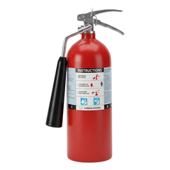 Extintor de dióxido de carbono CO2, para fuegos clase B y C, listado UL, 5LB (2.27 kg).