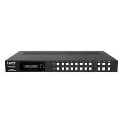 Matriz HDMI 8x8 | 4K60 Seamless | 18Gbps | Video Wall y Multivista (Multiview) | Audio Balanceado | Control Web RS-232 IR