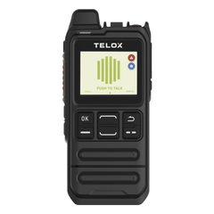 Kit Radio PoC LTE TELOX MT100 con servicio TASSTA TFLEXPTT y SIM YOBI 1GB por 12 meses / Audio 3W / IP54 / Batería 4000 mAh / GPS / Cifrado AES-256