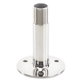 Montaje Recto de Acero Inoxidable / de 4 pulgadas de Alto y 3 de Base / Rosca 1-1/4