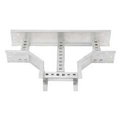 Derivación "T" Horizontal de Aluminio Perfil Z / Peralte 3 1/4" / Ancho 6"/ Radio 8" / Incluye Tornillería (CHTHEZ314R8X6AK)