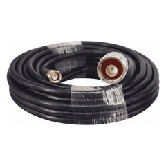 Cable Coaxial 15 Metros / Baja Pérdida / Diámetro 5 mm / Impedancia 50 Ω / Apantallamiento >90dB / Operación 5-3000 MHz / Conectores N y SMA Macho / Compatible NX9775 NX9776 NX9783
