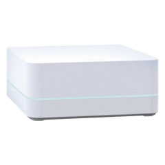 Repetidor inalámbrico para extender el alcance RF de un sistema Caseta Wireless, cobertura aproximada de 232 m², alimentación USB de 5 V con adaptador incluido