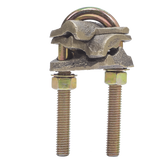 Conector X 2 Cables / Calibre 4-2/0 AWG / Bronce 100% / Unión Cruzada / Sin Soldadura / Baja Resistencia
