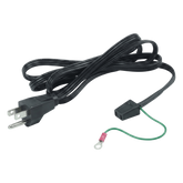 Cable de Alimentación para Ventilador / 1 Conector / 1.52 m (5 ft) / Cobre / Enchufe 3 Puntas con Tierra / Compatible con Ventiladores Compactos Hoffman