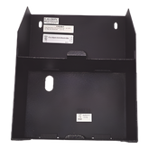 Chasis auxiliar para dos baterías de 12 Ah / montaje lateral en amplificadores serie DAA2 de NOTIFIER / negro
