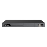 Conmutador IP PBX Enterprise Modular / 100 Extensiones Expansible a 200 / 30 Llamadas Simultáneas Expansible a 60 / Soporte E1/T1/PRI / Hasta 8 Puertos FXO/FXS / Call Center Avanzado / Omnicanal con IA
