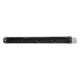 NAS RackStation RS422+ | 4 Bahías | 1U | AMD Ryzen R1600 | 2 GB DDR4 ECC | 570 MB/s Lectura | 530 MB/s Escritura | Puertos Dual 1GbE | Actualización 10GbE | Compatibilidad RAID | Synology DSM.